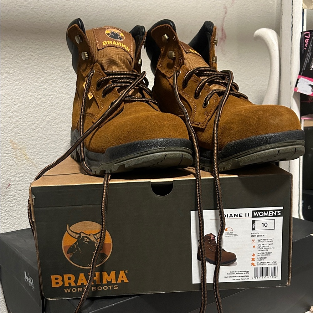 Brahma Men's Tan Leather Boots